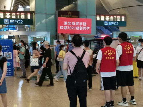 湖北商貿學院迎新現場直擊 很高興遇見你,2021級的小萌新