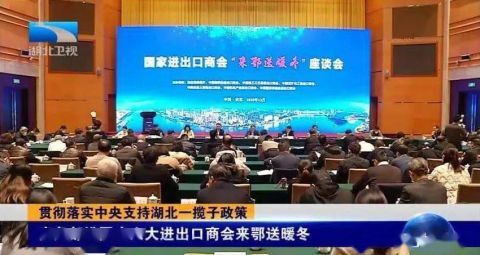 商務部攜國家六大進出口商會來鄂送暖冬